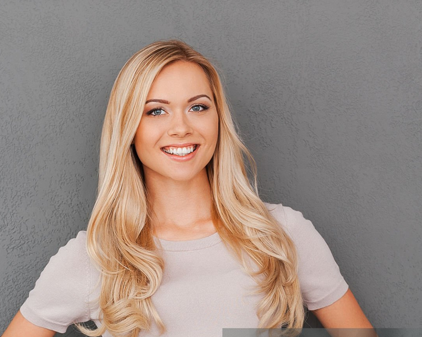 woman long hair