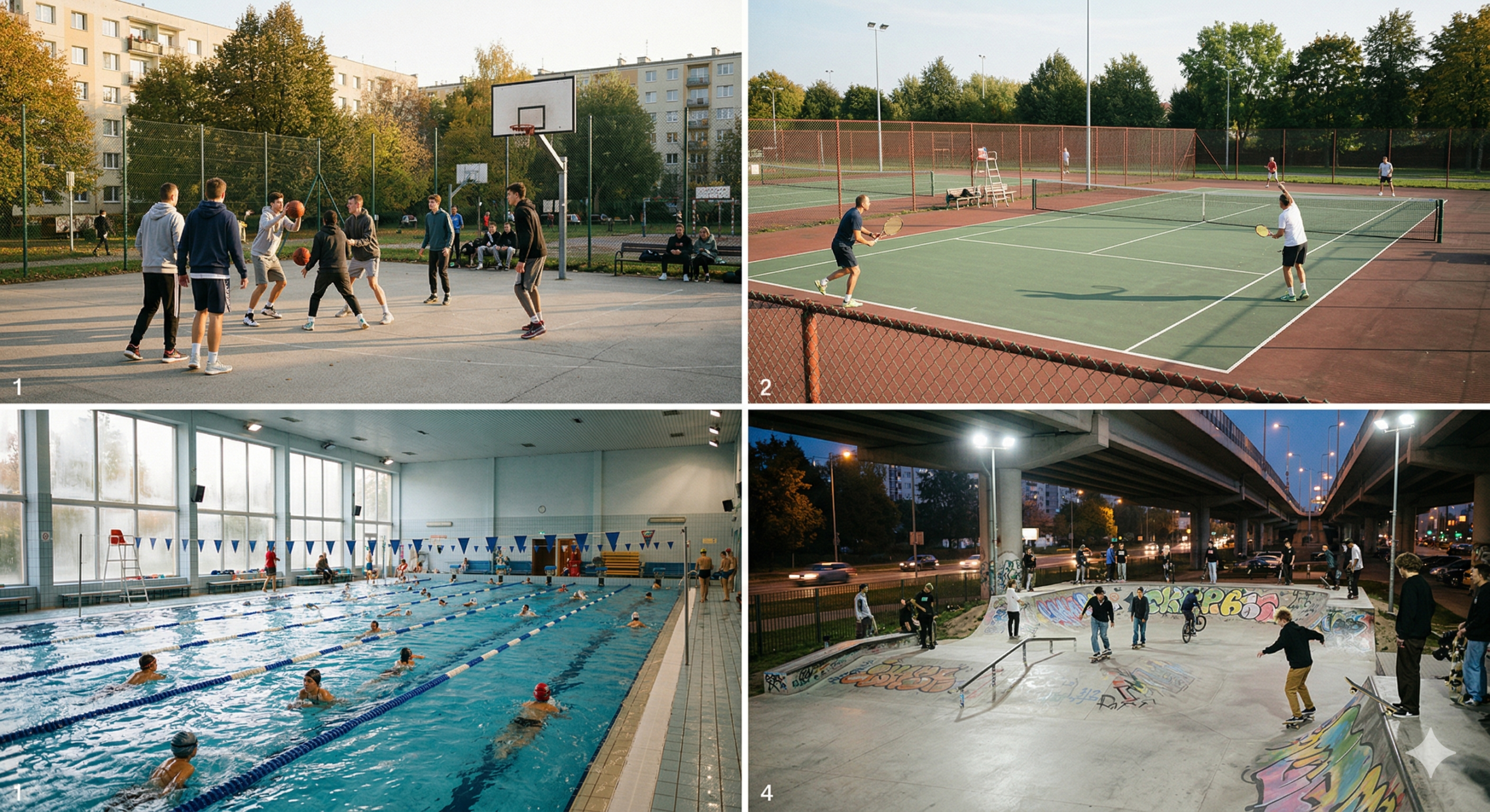 Places to do sports